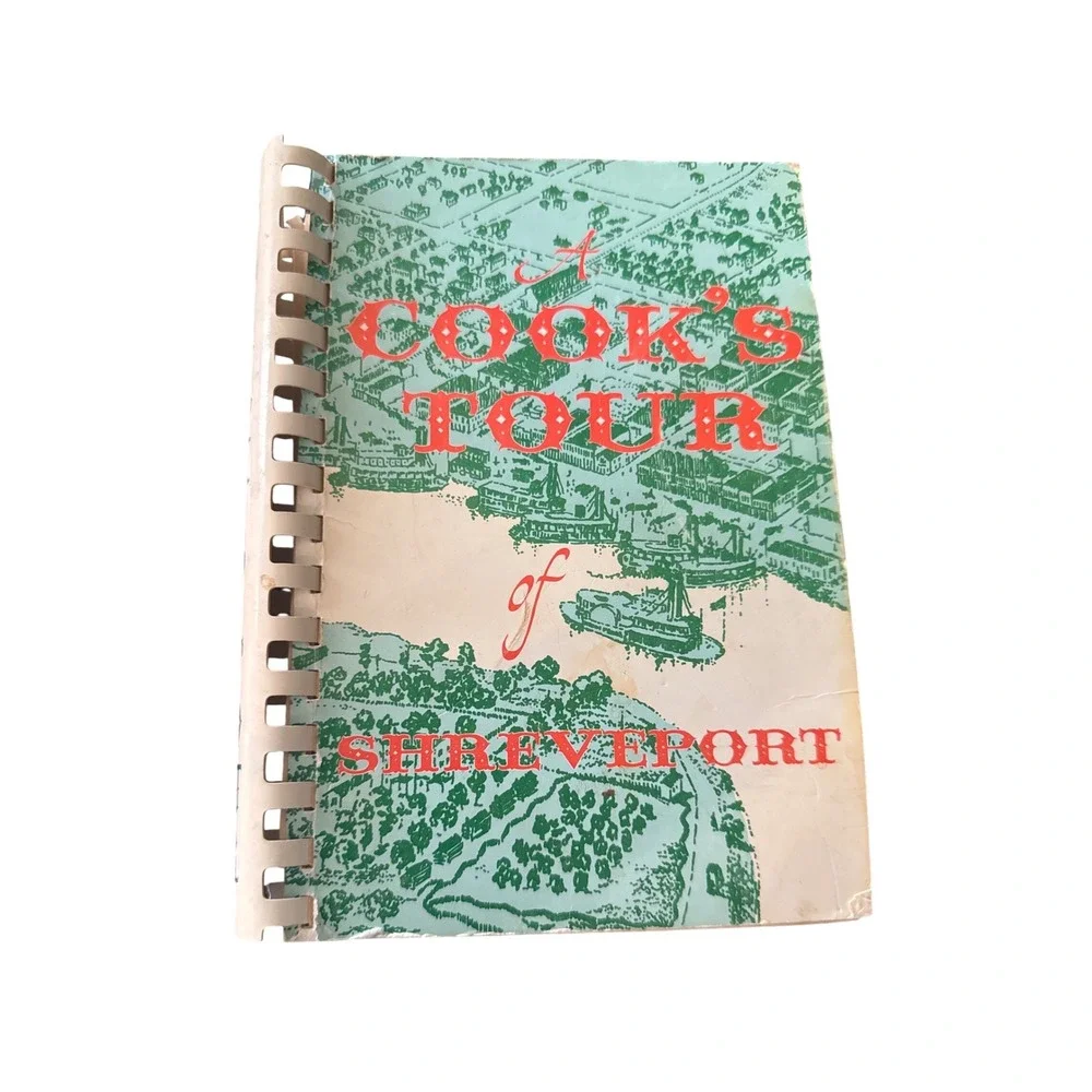 A Cooks Tour‎ of Shreveport Junior League Cookbook 1964 Spiral Bound VTG
